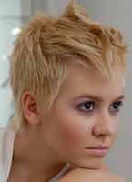 fryzury krótkie - uczesanie damskie z włosów krótkich zdjęcie numer 3B
